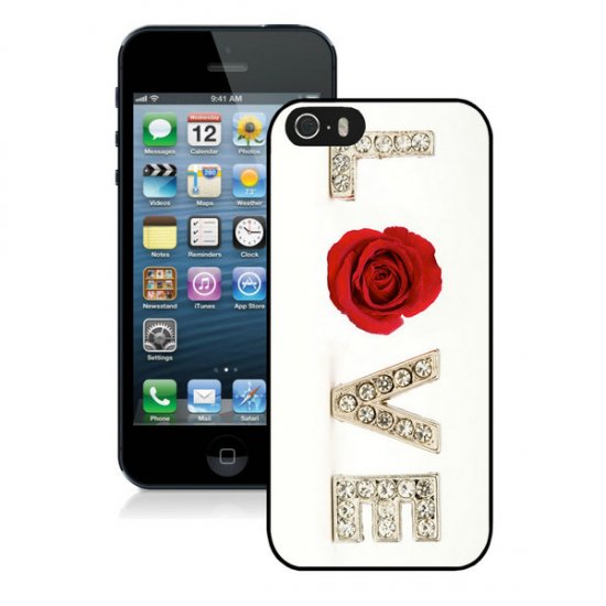 Valentine Rose iPhone 5 5S Cases CEM